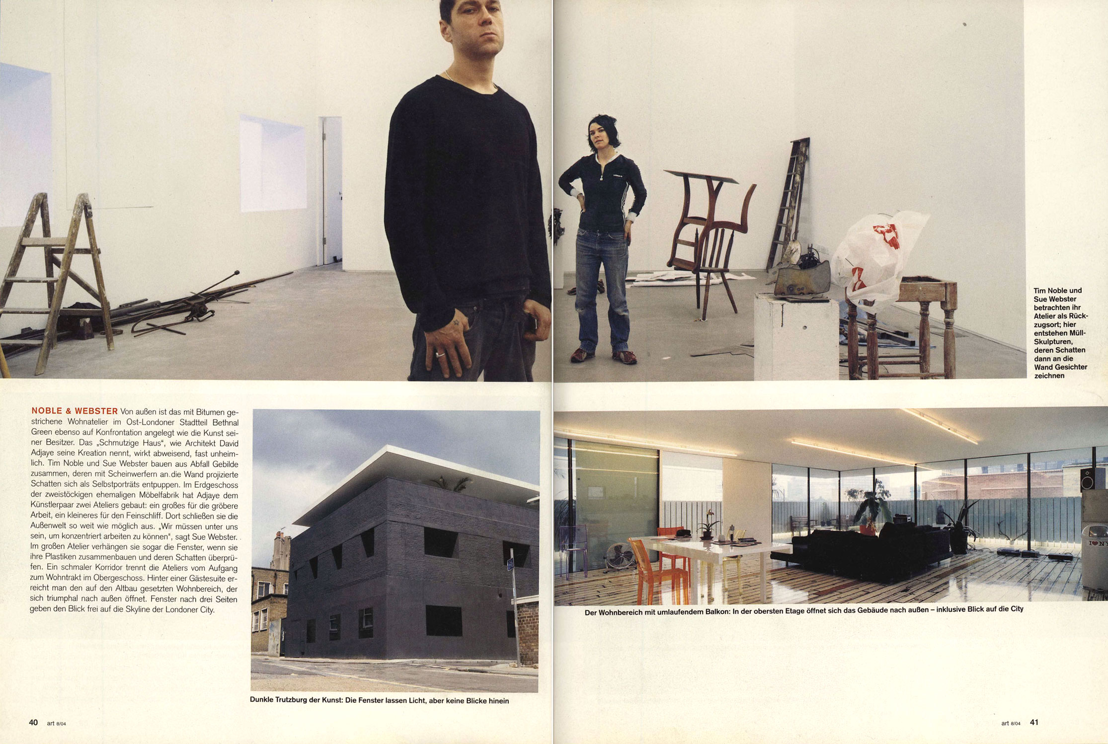 Art Das Kunstmagazin, 2004 pgs40-41