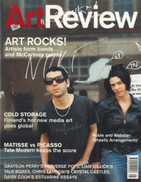 Art Review, 2002 magazine cover
